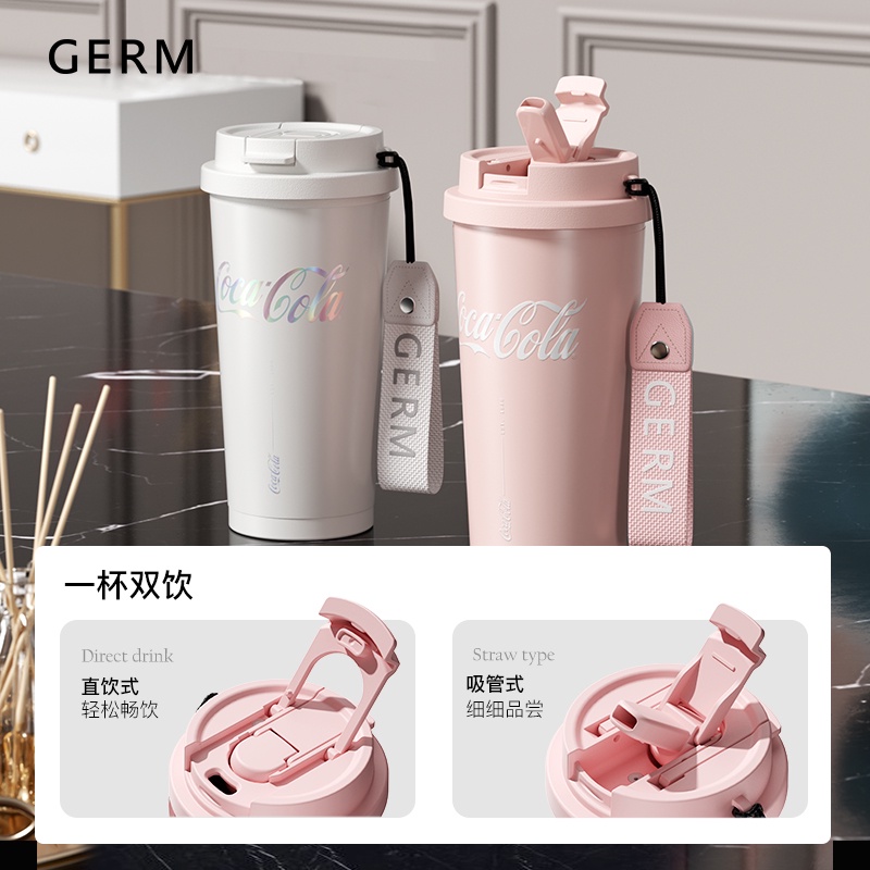 Ảnh Insulated cup Germ capacity 500ml 316 grade stainless steel material Coca Cola Co branded Coffee Cup 4