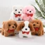 YOLOGO Robot chó dễ thương tương tác cho trẻ em Quà tặng Giáng sinh Đồ chơi sang trọng