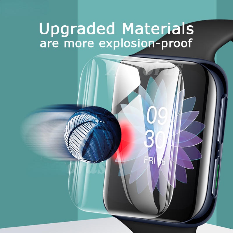 Dành Cho OPPO Watch Free 2 3 Pro 46mm 42mm 41mm Đồng Hồ Thông Minh Bảo Vệ Màn Hình Phim Hydrogel Phim Bảo Vệ Bao Da Dành Cho OPPO Band 2 Phim