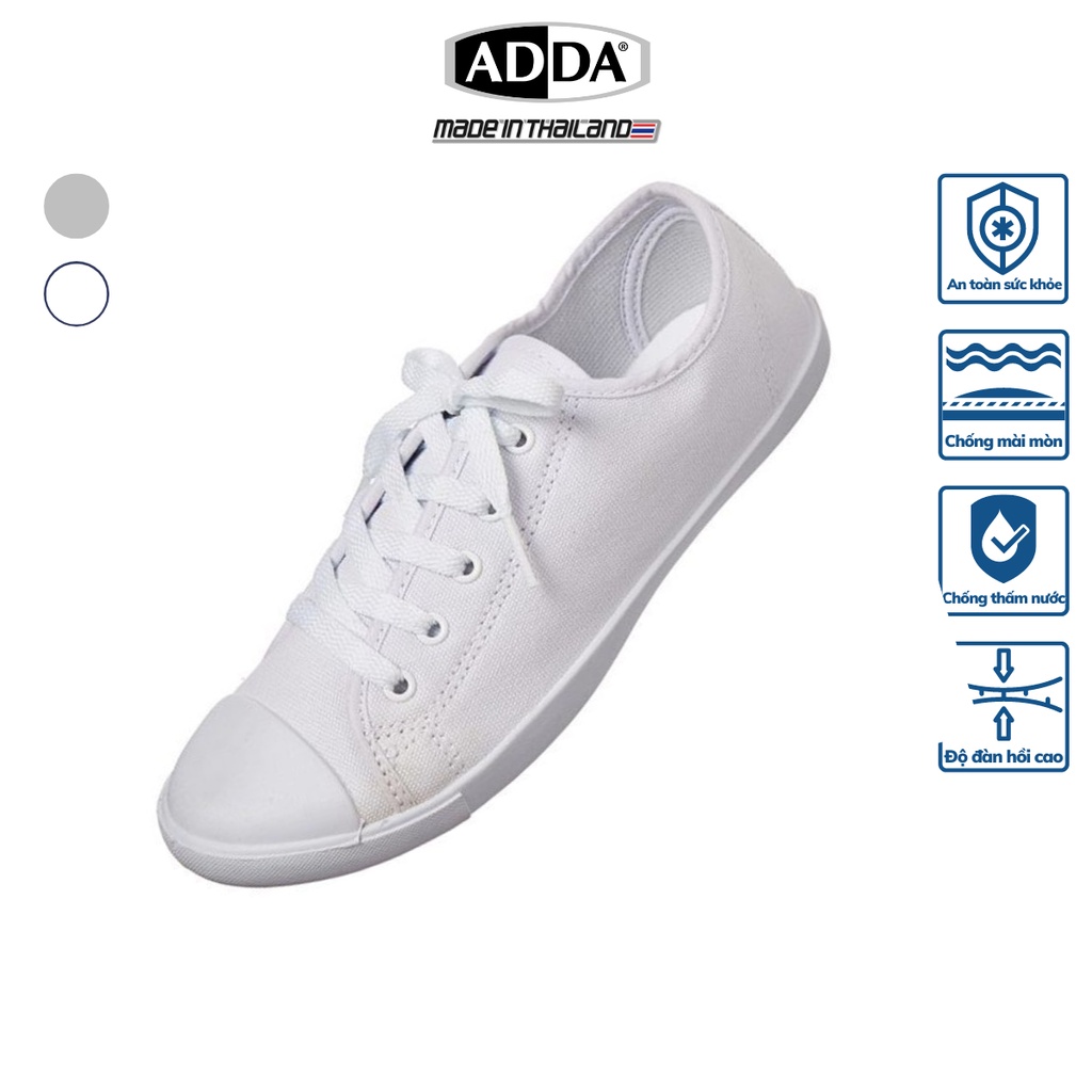 [Mã BMLTA35 giảm đến 35K đơn 99K] Giày bata vải học sinh Thái Lan siêu nhẹ ADDA 41H07