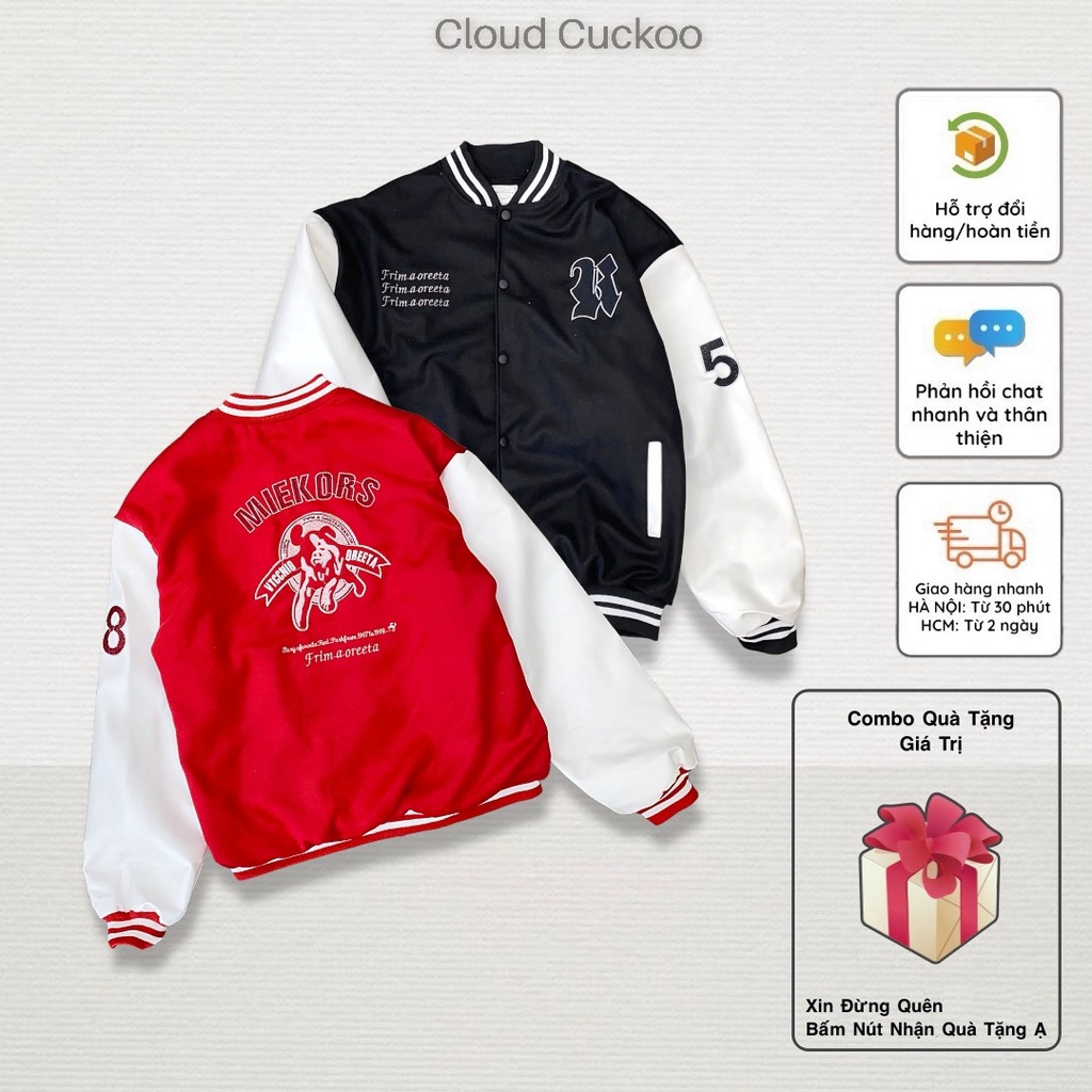 Áo Khoác Varsity Jacket Dạ Thêu Chữ R Sắc Nét - Mã Số: K2010 | Shopee ...