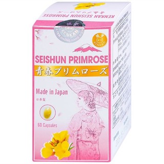 Viên uống Kenkan Seishun Primrose cải thiện triệu chứng tiền mãn kinh, mãn kinh (60 viên)