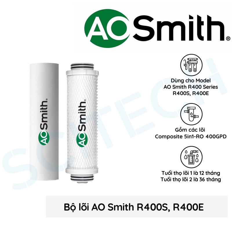 Lõi lọc máy lọc nước A.O. Smith R400E - R400S - Hàng chính hãng ...