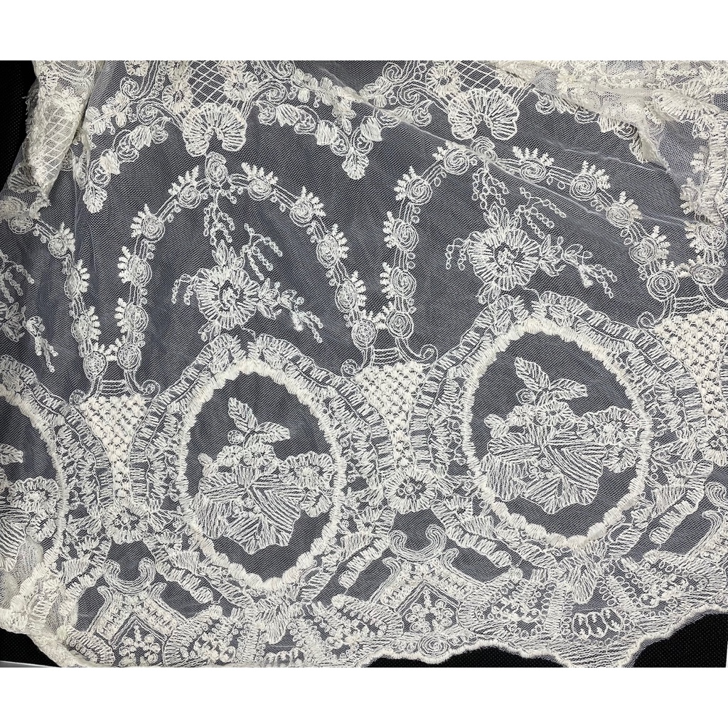 [0031] - 1m Vải lưới thêu ren - Khổ 120cm | Shopee Việt Nam