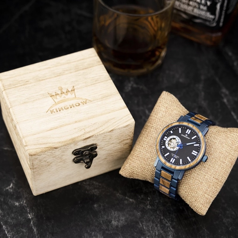 Đồng hồ đeo tay nam vỏ gỗ WoodWatch GT45