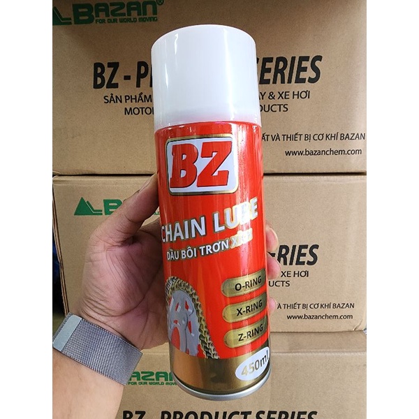 Dầu bôi trơn xích sên BZ 450ml chính hãng