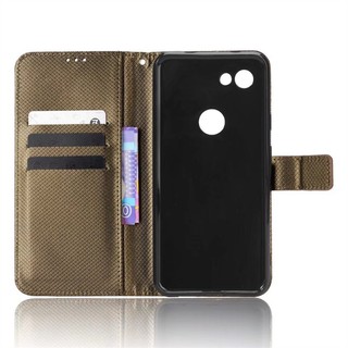 Dành Cho Google Pixel 3 3A 4 XL 4A 5 5A Ốp Lưng Ví Da Doanh Nhân Flip Cover