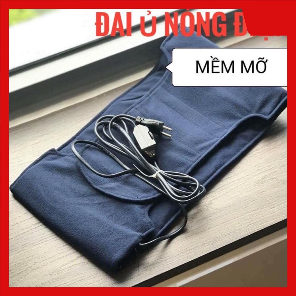 Đai quấn nóng ủ nóng điện Heating Pad giảm eo, giảm mỡ bụng mỡ đùi, có số chỉnh nhiệt. Hàng cty bảo hành 3 tháng