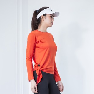 Áo thể thao Gladimax YG Pro Woman dài tay vạt chéo thắt nơ, chất thun 4 chiều hỗ trợ tập yoga