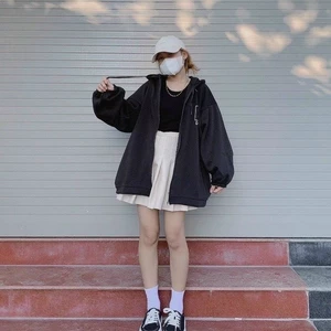 ÁO KHOÁC NỈ DÂY KÉO FORM RỘNG THỜI TRANG NAM NỮ UNISEX- SIÊU XỊN CHO CÁC BẠN TRẺ HIYU FASHION