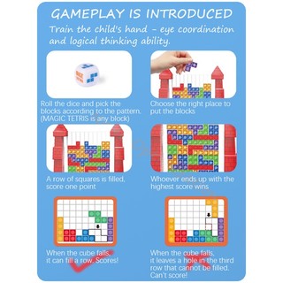 Đồ Chơi Xếp Hình Tetris 3D Ba Chiều Luyện Tập Tư Duy Cho Bé Trai Và Bé Gái 3 Tuổi +