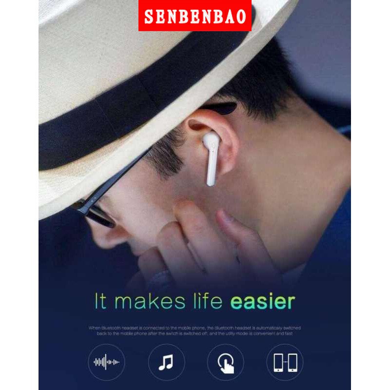 Tai Nghe Bluetooth Không Dây i7S TWS Kèm Hộp Sạc Phong Cách Thời Trang Giá Rẻ