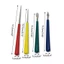 Unstop * 4 Bộ dụng cụ phóng to lỗ đính cườm cho hạt thủy tinh ngọc trai kim cương Tipped Reaming File Reamer Dụng cụ trang sức