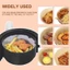 Set 50 Đĩa giấy nến lót nồi chiên không dầu, Giấy nến tròn lót xửng hấp, bánh bao My Nhân