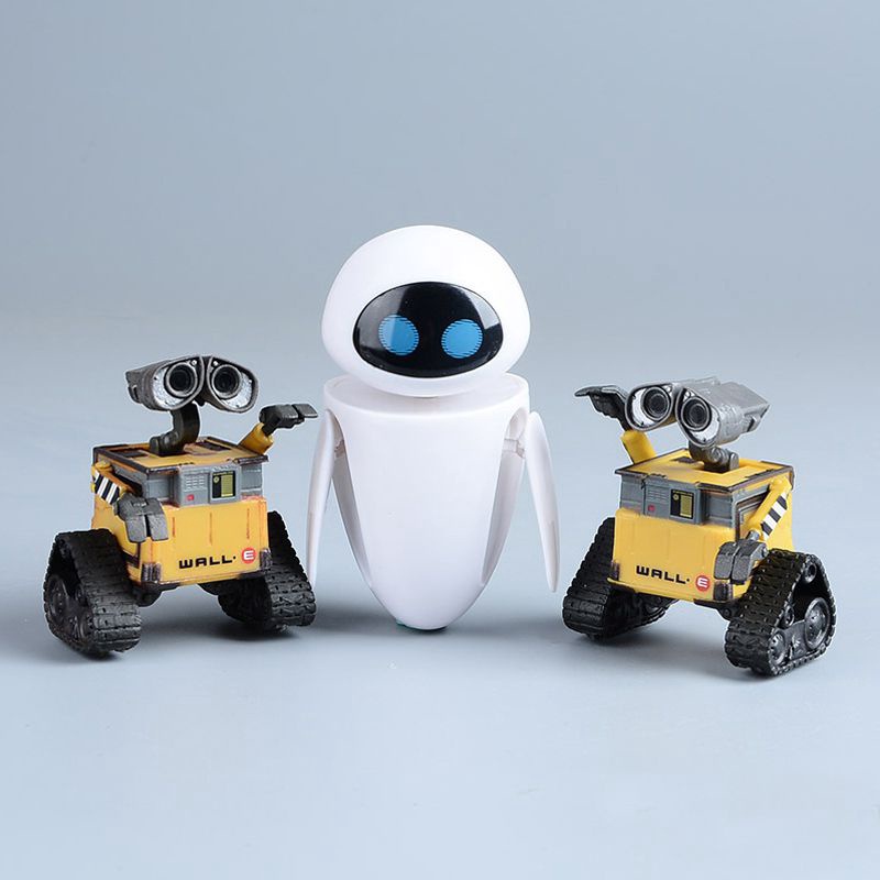 Đồ chơi búp bê hình robot mini Wall-e & eve cho trẻ em - 3 loại