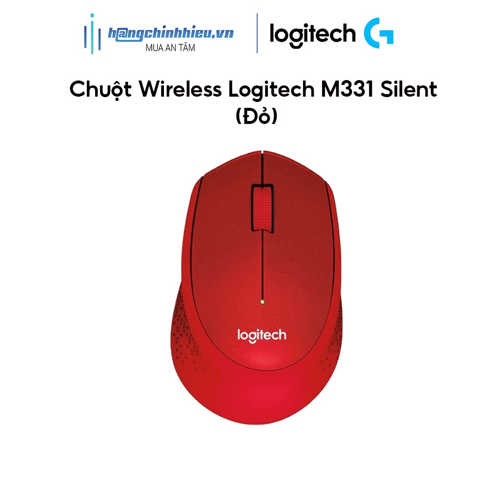 [Mã BMLTB200 giảm đến 100K đơn 499K] Chuột Wireless Logitech M331 Silent (Đỏ)