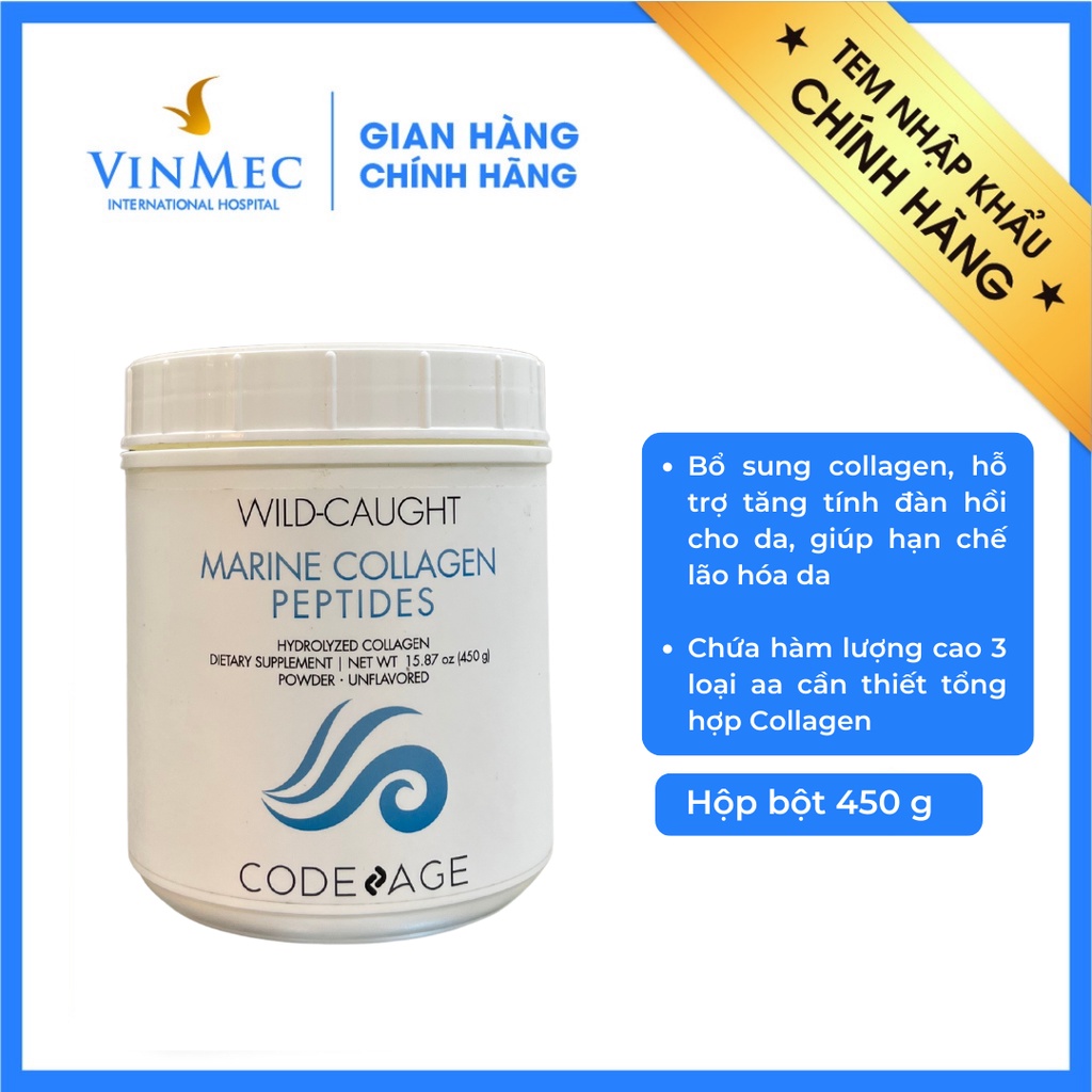 Cách Collagen Code Age Vinmec giúp cải thiện sự đàn hồi và khả năng chống oxi hóa của da?
