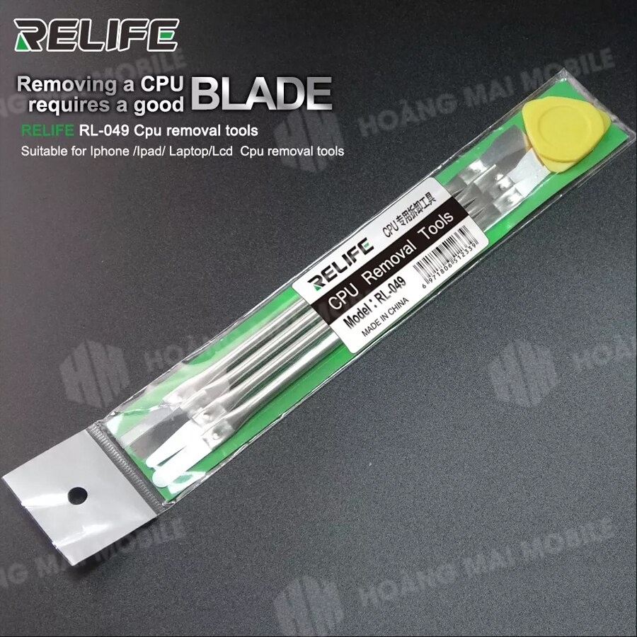 Bộ dao đục tách ic vệ sinh keo RELIFE RL-049, bộ 4 cây 2 đầu