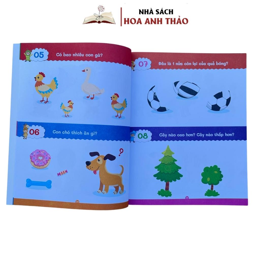 Ảnh Sách - 101 Câu Hỏi Đáp Rèn luyện Trí Thông Minh - Mẹ Hỏi Bé Trả Lời Dành Cho Bé 3 đến 6 tuổi ( Bộ 3 quyển lẻ tuỳ chọn) 3
