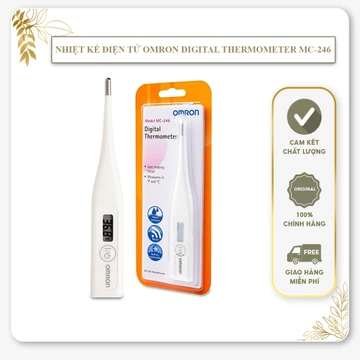 [Thương Hiệu Nhật Bản] Nhiệt Kế Điện Tử Omron MC-246 | Đo Nhiệt Độ Cơ Thể Nhanh , An Toàn , Chính Xác - Bảo Hành 2 Năm