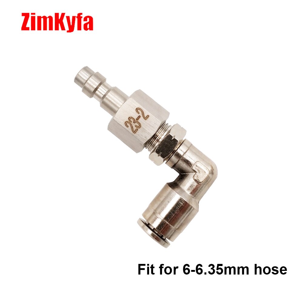 HPA (US Foster) 23-2 Nam / 2302 Nữ Ngắt Kết Nối Nhanh QD Lắp Lắp Lắp Lắp Đến 6MM - 6.35MM hoặc 4mm (5 / 32) OD Vòi