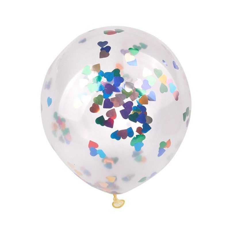 Mới 12 Inch Ngẫu Nhiên Confetti Bóng Cao Su Heli Cho Sinh Nhật Cưới Khiêu Vũ Trang Trí Tiệc Trẻ Em Bé