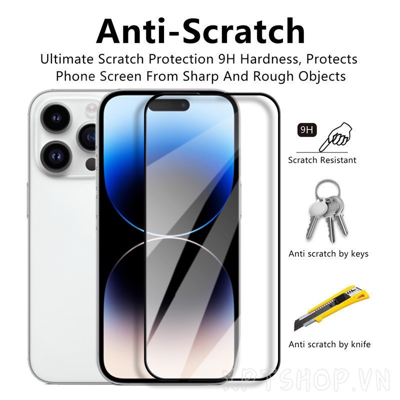 Dành Cho iPhone 15Series 10D Kính Cường Lực Tương Thích Cho iPhone 17ProMax 17Air 16 15 14 13 12 11 XsMax XR IX Kính Bảo Vệ Phim Bảo Vệ