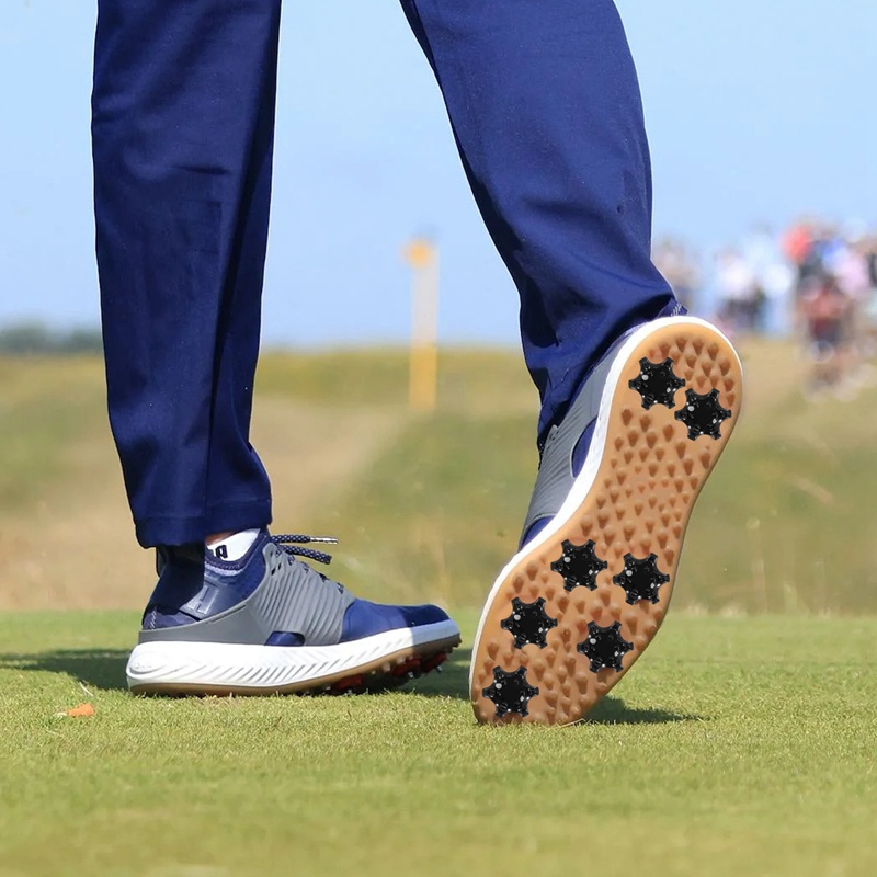 Dễ dàng thay thế Spikes Cleats Giày Golf Đen 20 + 1 Cái, Giày Golf Chống Trượt Đa Năng, Cờ Lê Spike Pin Giày Tẩy