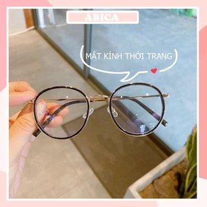 Gọng kính cận nữ nam mắt kính không độ thời trang chống tia UV và ánh sáng xanh thay được tròng cận đẹp giá rẻ 073
