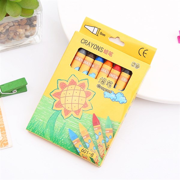 Hộp màu sáp hoa hướng dương
