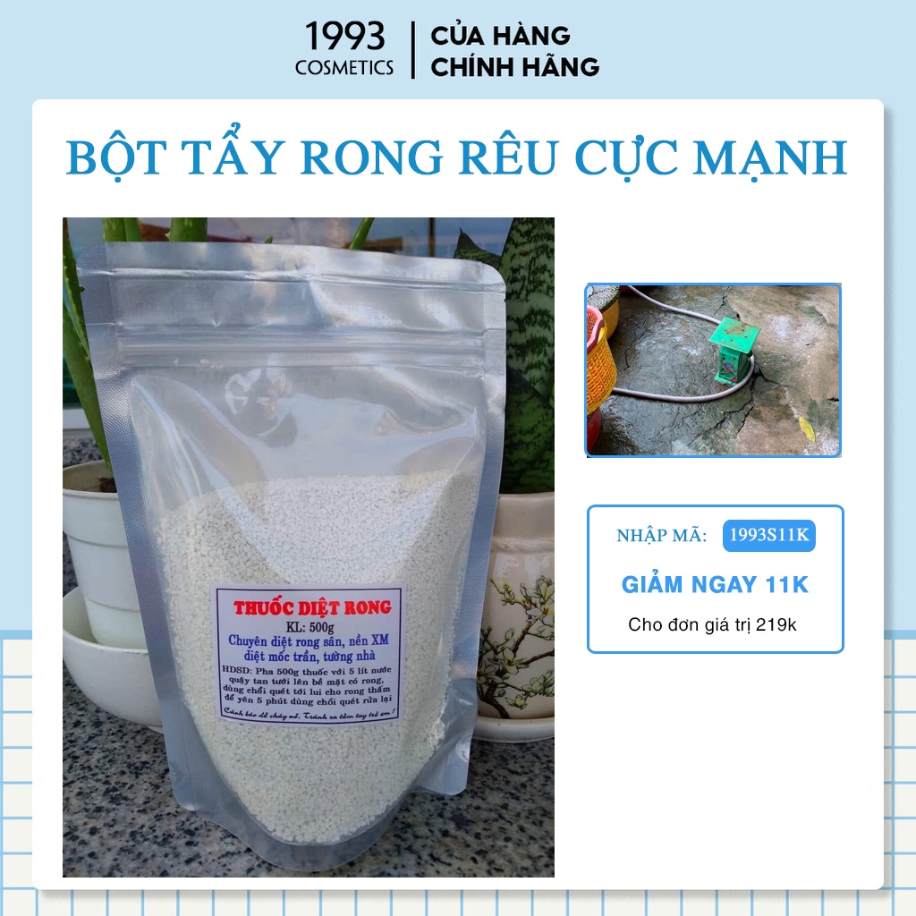 Bột tẩy rong rêu ,Thuốc tẩy rong rêu siêu mạnh an toàn hiệu quả gói ...