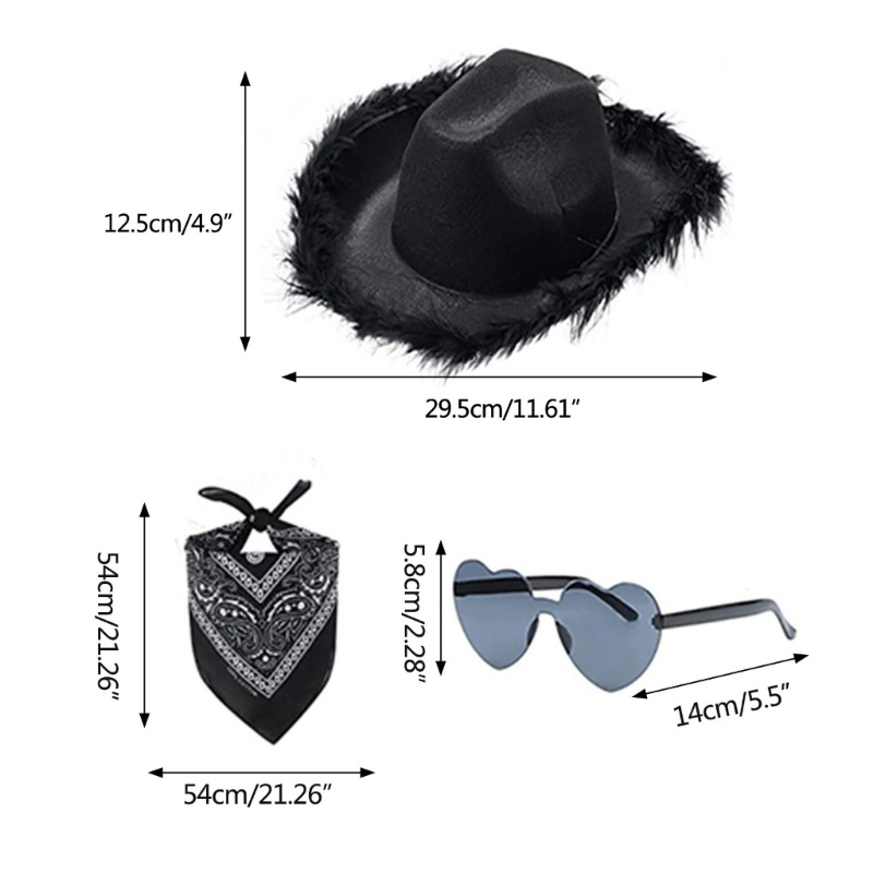 Bầu Trời Mũ Cao Bồi Kính Bandana Bộ Bachelorette Bandanas Cô Dâu Đảng Nón Bò Cô Dâu Mũ Nữ Trang Phục Dự Tiệc Cô Dâu