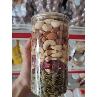 500gr MIX HẠT, Hạt dinh dưỡng CAO CẤP sấy giòn thơm ngon PT