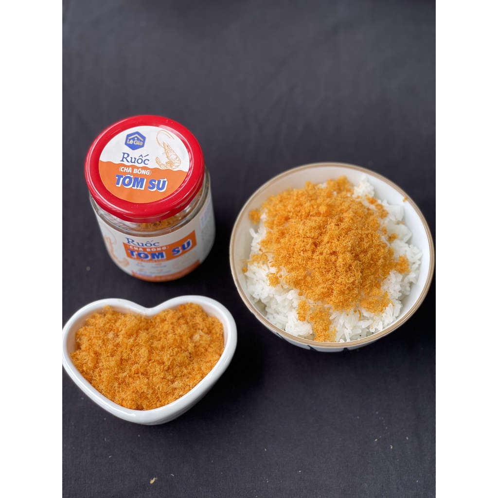 Ảnh Ruốc (chà bông) tôm sú Lê Gia hũ thủy tinh 80g 3