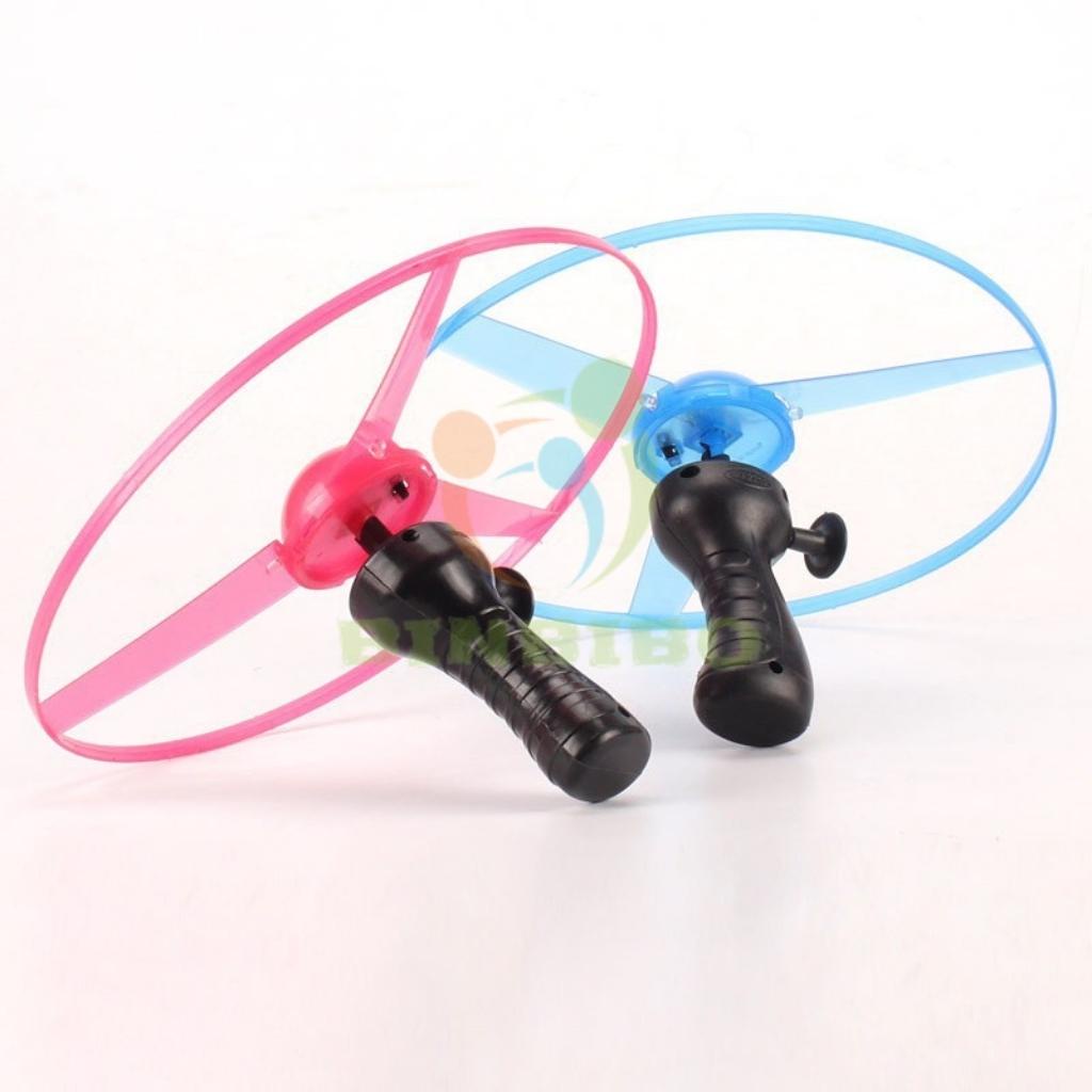 Đĩa bay UFO phát sáng có đèn led đồ chơi ngoài trời cho bé - Binbibo