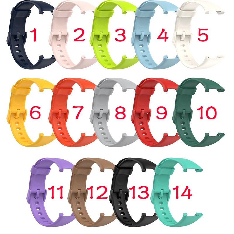 Dây Đeo Thay Thế Chất Liệu Silicon Màu Trơn Cho xiaomi Mi band 7 pro Xiaomi Smart Band 7 Pro