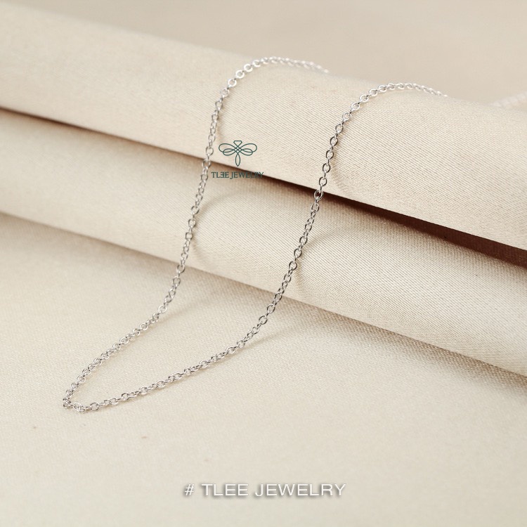 Ảnh Dây chuyền bạc Tlee dạng rời, dây đơn bạc TLEE JEWELRY D0201 2