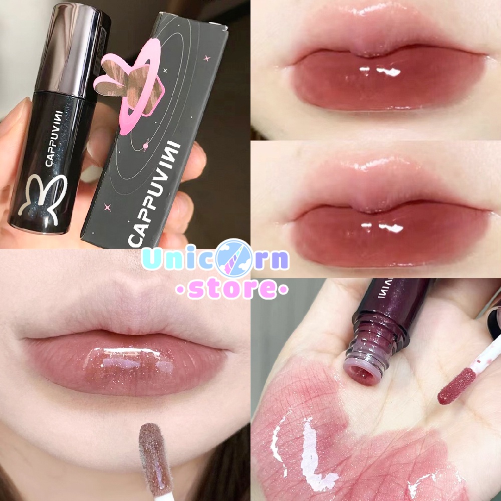 Son Tint Bóng Lì Thỏ Đen Vũ Trụ CAPPUVINI Clarinet Lip Gloss CP75