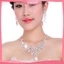 Bộ Vòng cổ + Bông Tai Thời Trang Sang Trọng Cho Nữ