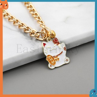 Mèo Thú Cưng Thẻ Dễ Thương Mèo Đen Trắng Vòng Cổ Nhôm Hợp Kim Vòng Cổ Thú Cưng Nhật Bản Mạ Điện Vòng Cổ Vàng Không Phai Màu Đai Hình Chuông Nhỏ