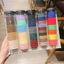 Thun cột tóc nữ Hàn Quốc dễ thương iLita phụ kiện buộc tóc đẹp nhiều màu xanh, đỏ, tím, vàng, trắng, đen