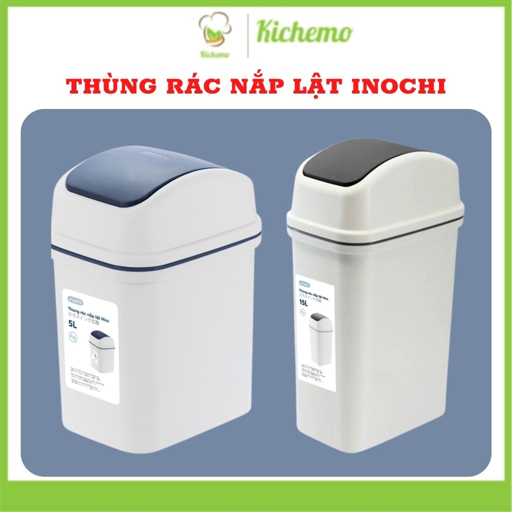 Thùng Rác Nhựa Nắp Lật Inochi Sọt Rác Thông Minh Cao Cấp | Shopee Việt Nam