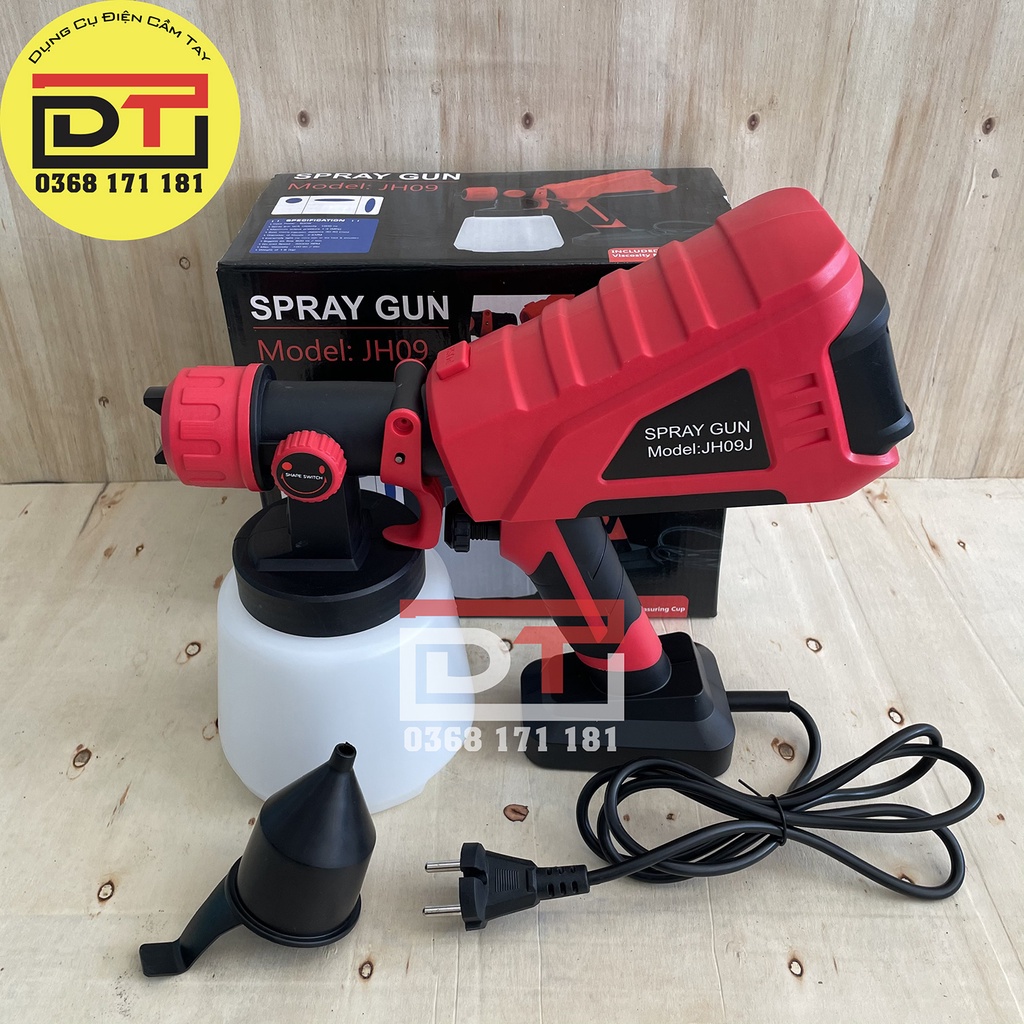 Máy Phun Sơn Cầm Tay SPRAY GUN JH09 Dùng điện 220V Công suất 600W