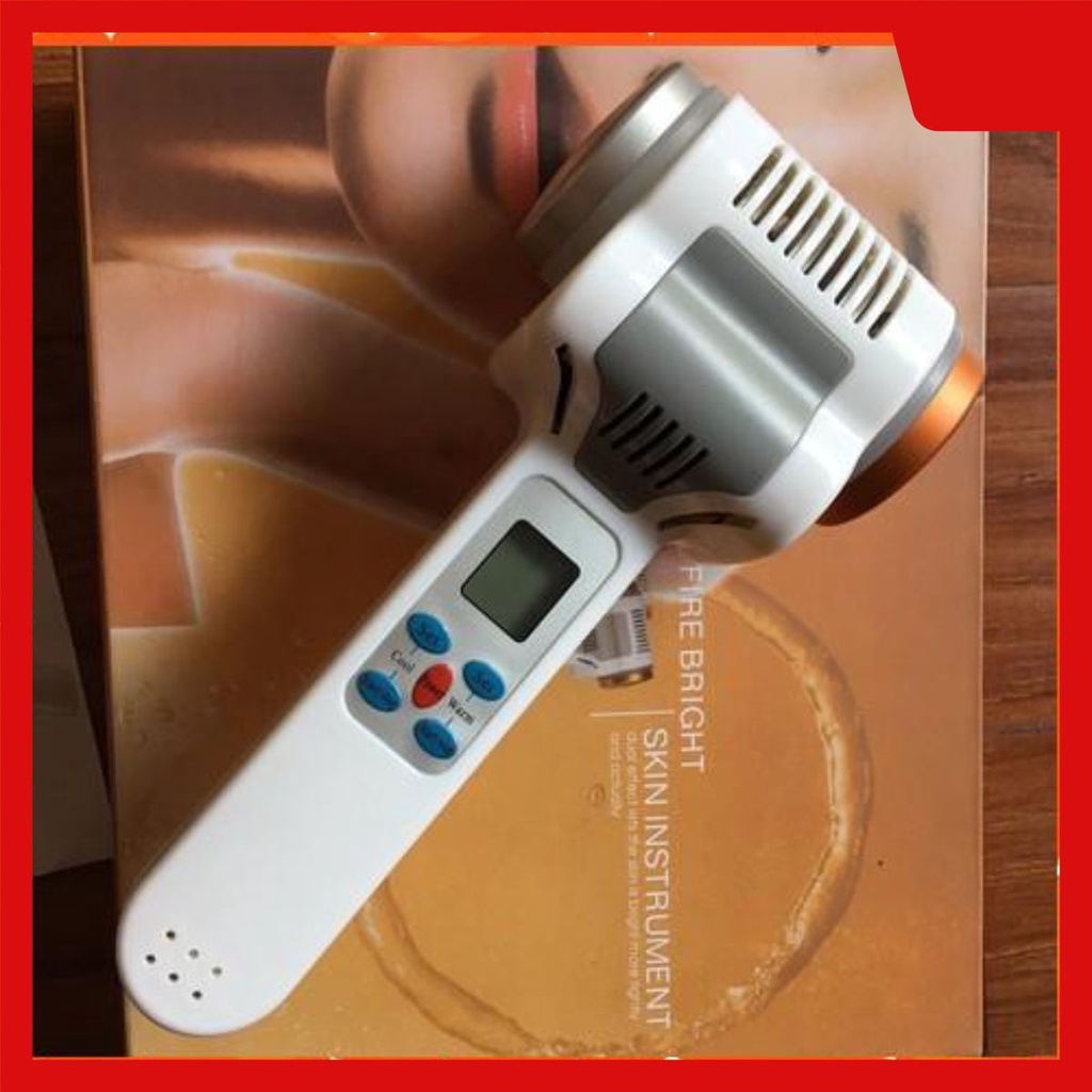 [Shop]Búa massage mặt sóng siêu âm 2 chức năng nóng lạnh[Spa]