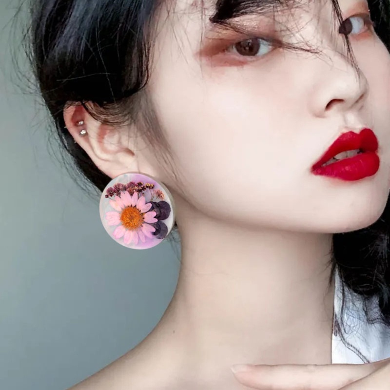 Wellb Trang Sức Nhựa Đúc Khuôn Mẫu Thời Trang Vòng Cổ Mặt Dây Chuyền Bông Tai Pha Lê Epoxy Khuôn Bộ Handmade Thủ Công Silicon