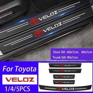 Sticker Sợi Carbon Dán Bảo Vệ Cửa Xe Hơi Chống Trầy Xước Cho Toyota Veloz 2022 GR Sport