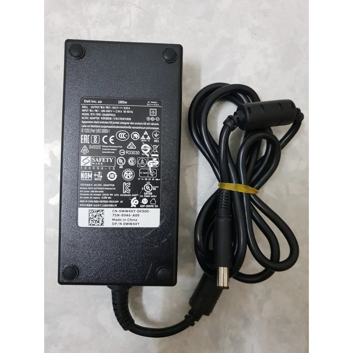 SẠC LAPTOP DELL 19.5V - 9.23A/ 180W SẠC ZIN DELL Chính hãng KIM LỚN 7.4MM, Sạc dell 180w presicion