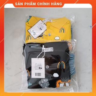 Set Bộ Sư Tử Siêu Xinh - Áo Thun Polo Kết Hợp Quần Bò Jean Cào Nhẹ Siêu Cute Bé Trai 1-7 tuổi, N&H Kids.