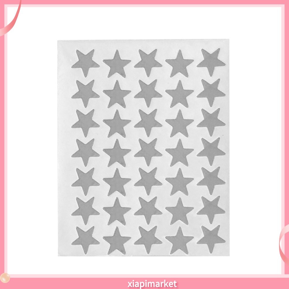 Set 10 Tờ Sticker Hình Ngôi Sao Năm Cánh Xinh Xắn Dùng Trang Trí