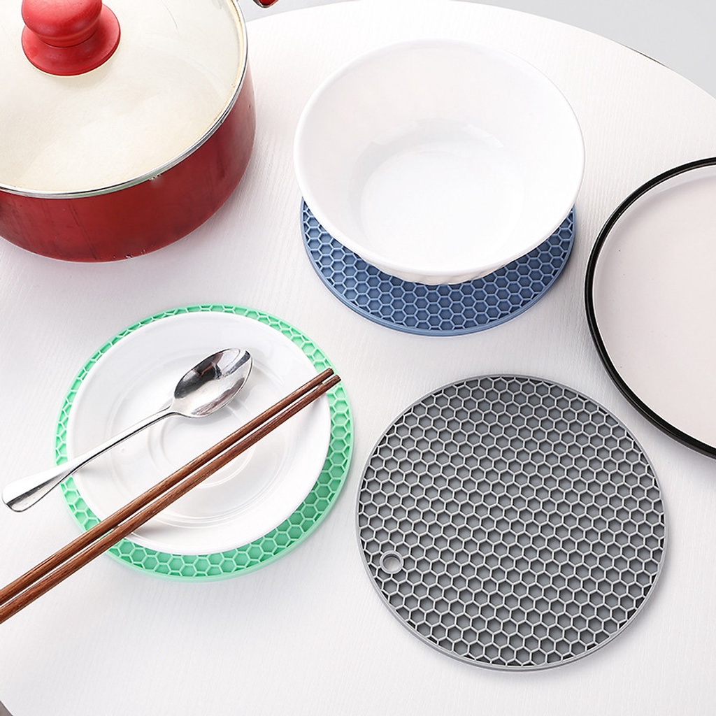 Combo 3 Miếng lót bằng silicon dạng tổ ong